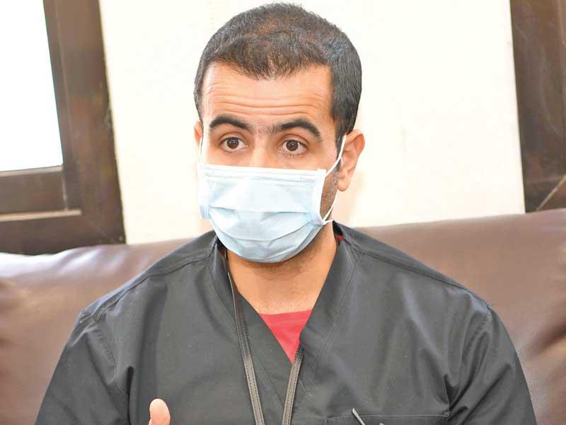  نائب مدير مستشفى الجهراء رئيس فريق فيروس كورونا د. أحمد خاجة