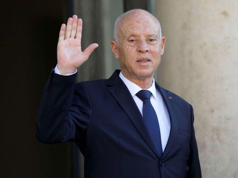 الرئيس التونسي قيس سعيّد 