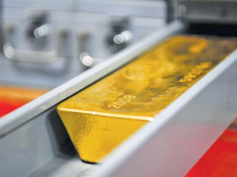 ثلاث جلسات تداول تفقد الذهب 94 دولاراً من قيمته