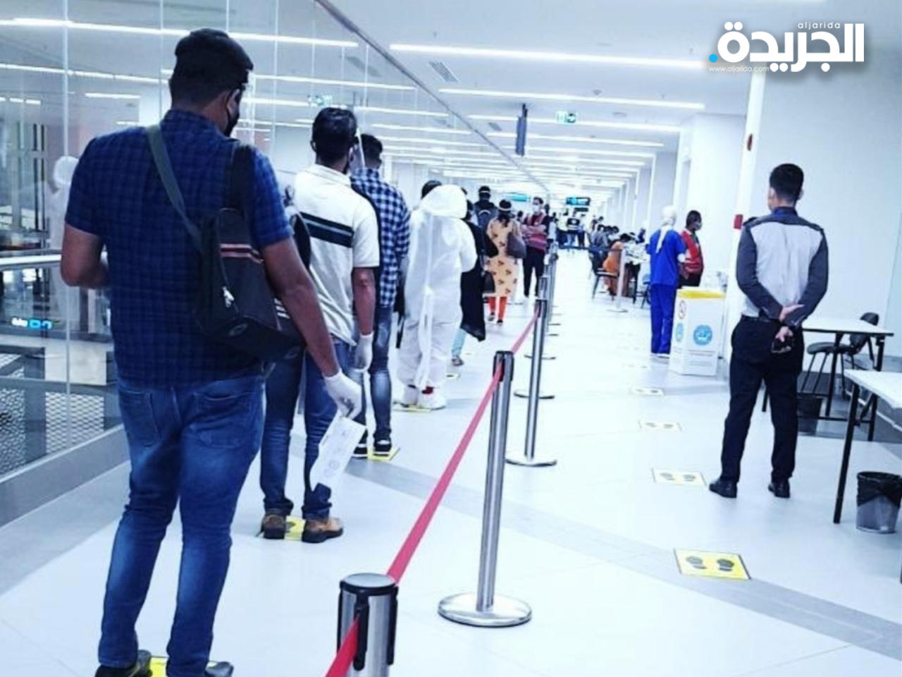 جانب من الرحلات القادمة من الهند للمرضين