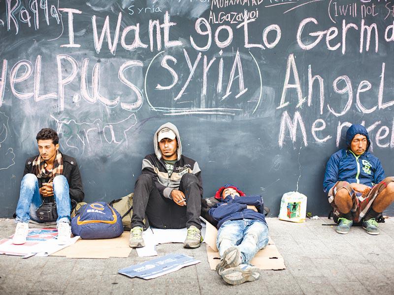 عدد من اللاجئين 