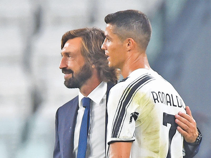 بيرلو مدرب يوفنتوس ورونالدو نجم الفريق