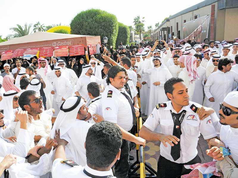  صورة أرشيفية لانتخابات الروابط والجمعيات في جامعة الكويت