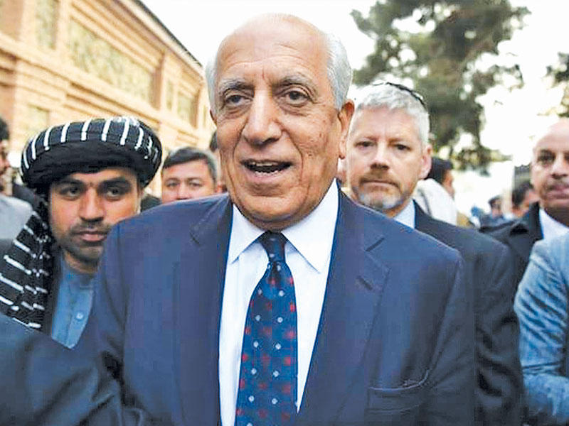 المبعوث الأميركي للمصالحة في أفغانستان زلماي خليل زاده