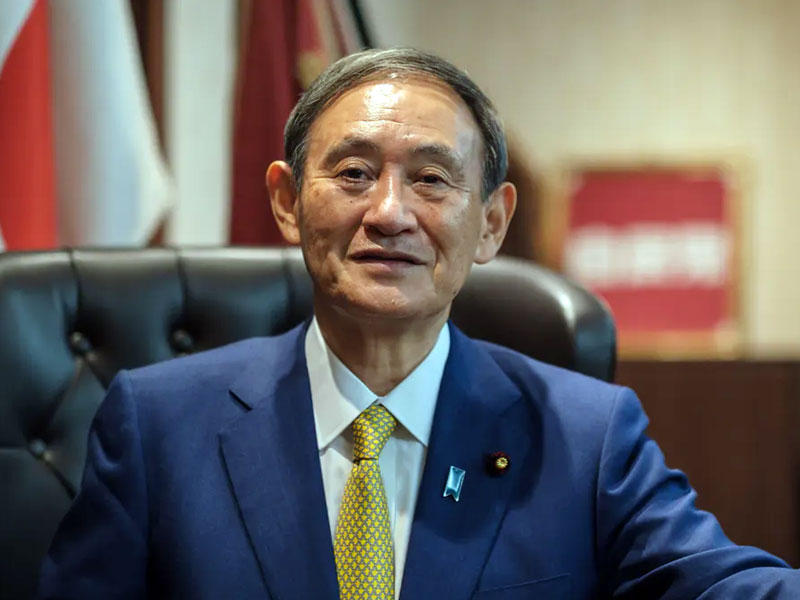 رئيس الوزراء الياباني الجديد يوشيهيدي سوغا 