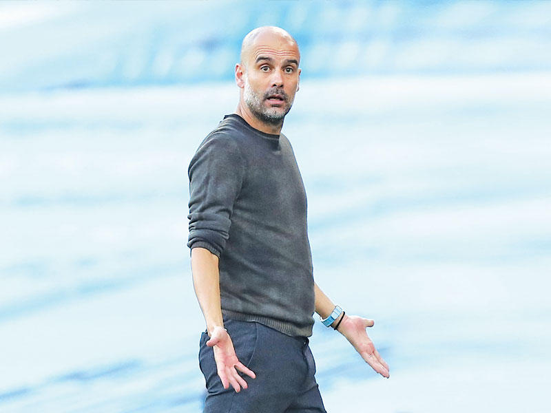 بيب غوارديولا مدرب مانشستر سيتي 