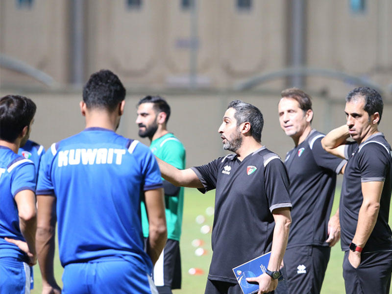 ثامر عناد أثناء التدريب