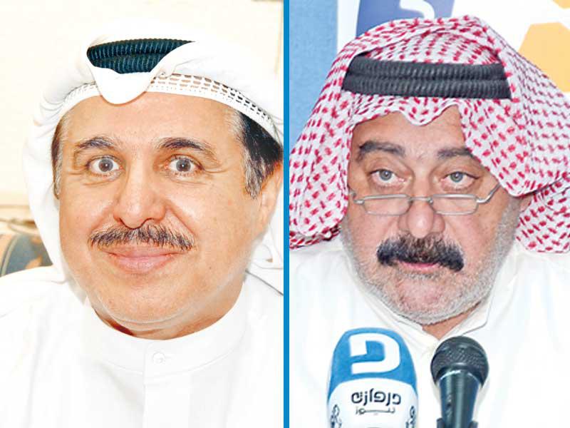 رئيس جمعية أعضاء هيئة التدريس د. إبراهيم الحمود- رئيس قسم المحاسبة في كلية العلوم الإدارية بجامعة الكويت د. صادق البسام 