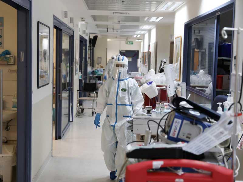 احد مستشفيات العاصمة الصينية بكين