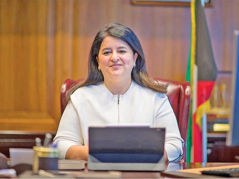 وزيرة الأشغال وزيرة الدولة لشؤون الإسكان د. رنا الفارس