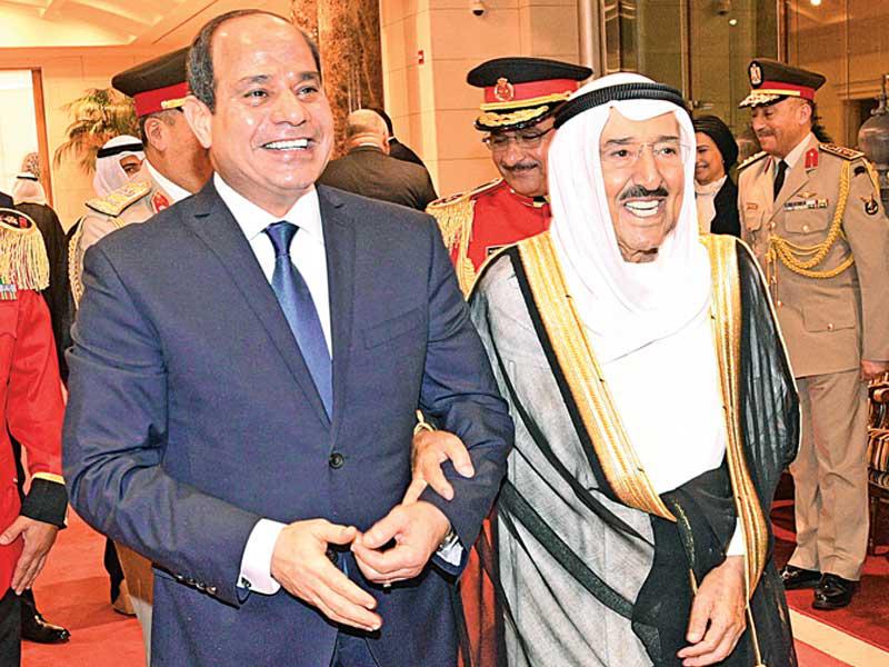 الأمير الراحل مع الرئيس السيسي 