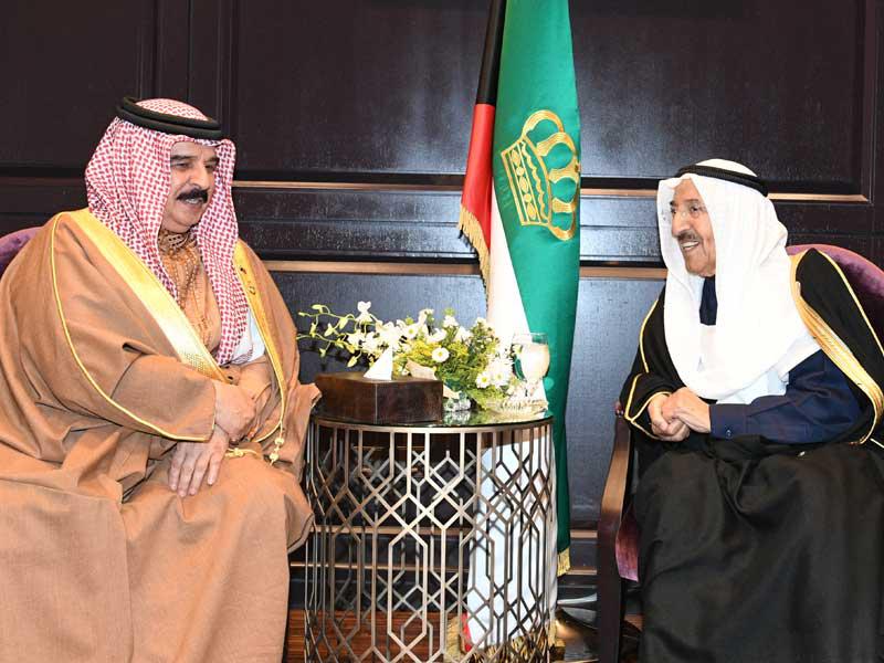 الأمير الراحل مع العاهل البحريني حمد بن عيسى