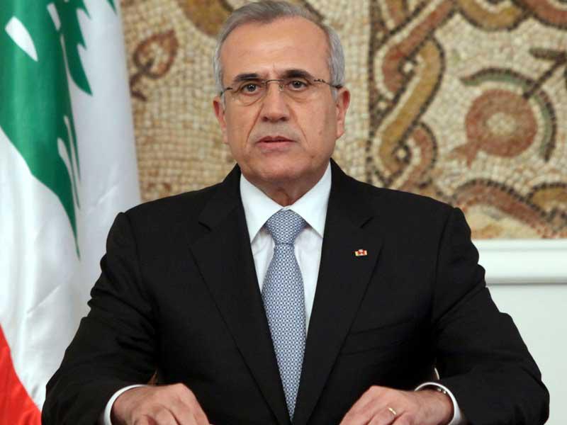  الرئيس اللبناني السابق ميشال سليمان