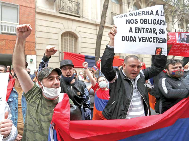 الرئيس التركي رجب طيب إردوغان يؤيد  أذربيجان في اقتتالها مع ارمينيا