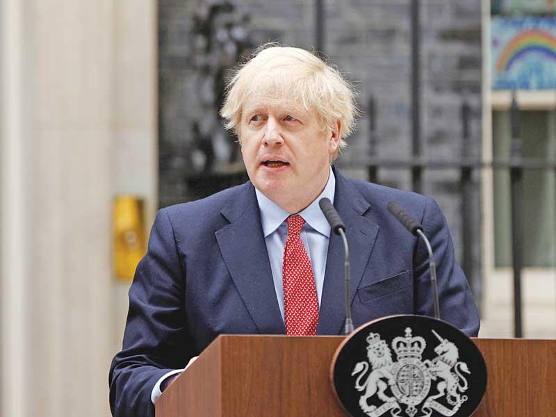 رئيس الوزراء البريطاني بوريس جونسون