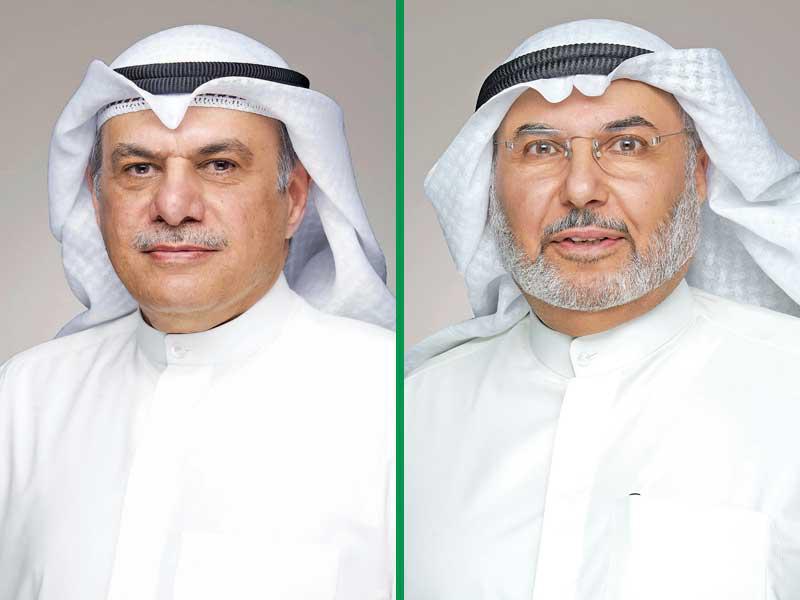 رئيس مجلس إدارة بنك بوبيان عبدالعزيز الشايع - نائب رئيس مجلس الإدارة الرئيس التنفيذي لبنك بوبيان عادل الماجد