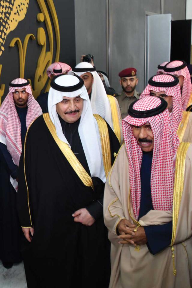 صاحب السمو أمير البلاد الشيخ نواف الأحمد في إحدى الفعاليات الثقافية السابقة