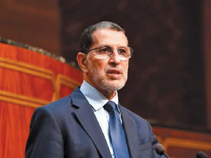  رئيس الحكومة المغربية سعد الدين العثماني
