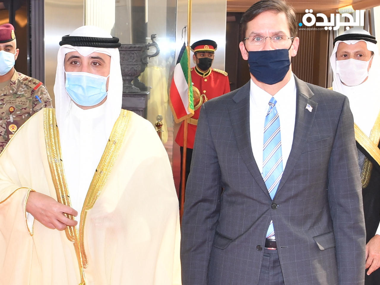  وصول وزير الدفاع الأمريكي مارك إسبر إلى البلاد