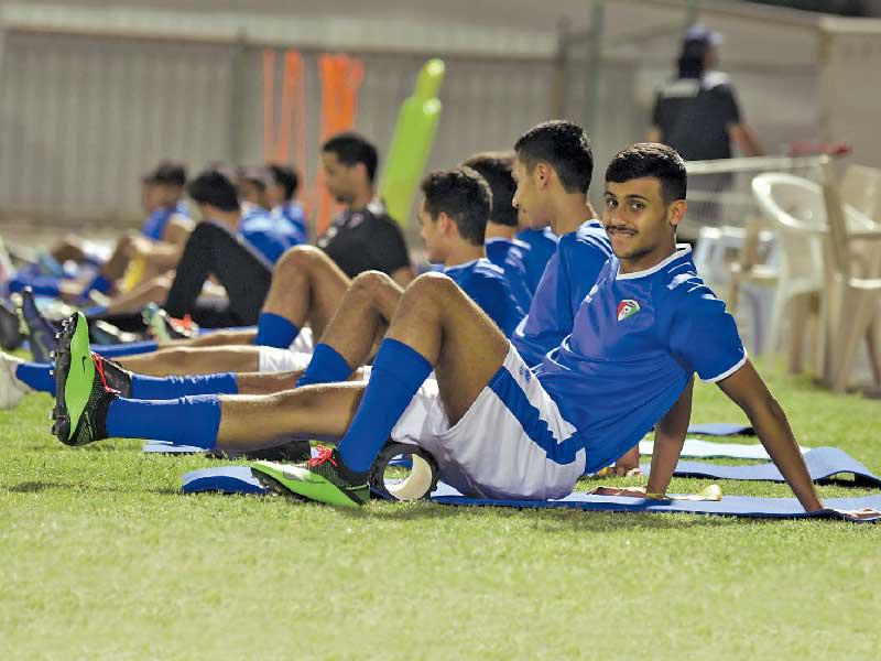 تدريبات المنتخب الأولمبي 