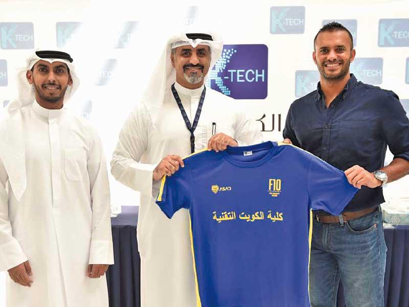 من اليمن حارس القادسية السابق نواف الخالدي وعبدالرحمن العجيل وعبدالله القناعي 