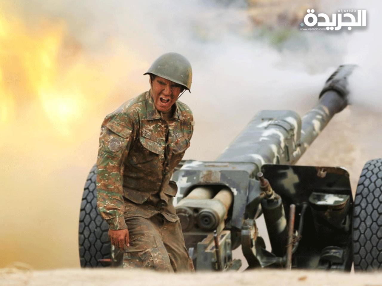 المدفعية الثقيلة تواصل العمل بين طرفي القتال في كارباخ