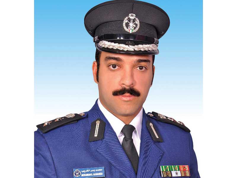  مدير إدارة العلاقات العامة والإعلام بقوة الإطفاء العام العقيد محمد الغريب