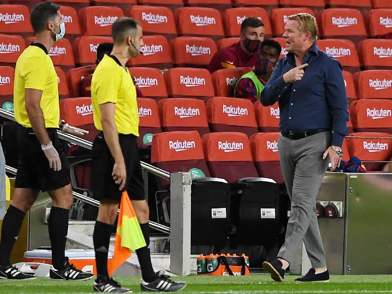 رونالد كومان المدير الفني لبرشلونة