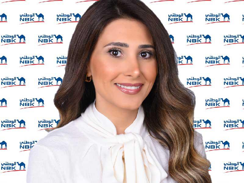 مسؤولة العلاقات العامة في البنك الوطني أسماء بن حسين