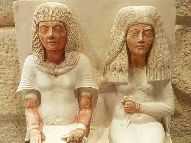 تمثال مزدوج لكاتب معبد أتون