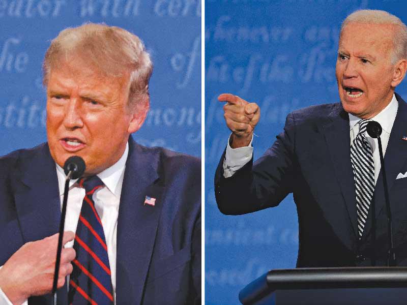جو بايدن-دونالد ترامب