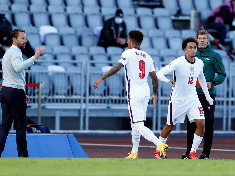 جانب من مباراة سابقة للمنتخب الإنكليزي