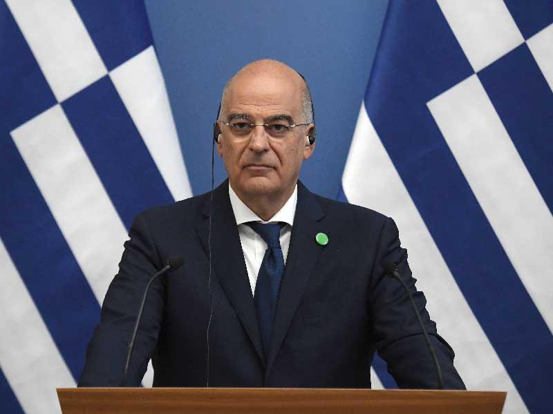 وزير الخارجية اليوناني نيكوس ديندياس 