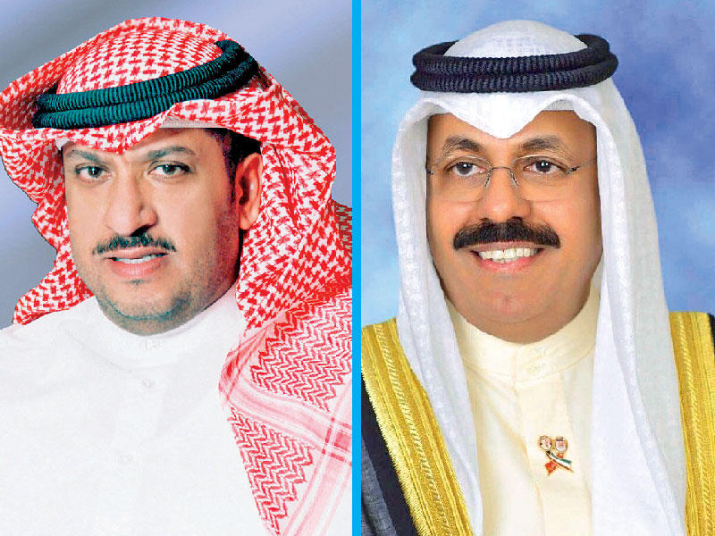 محافظ حولي الشيخ أحمد النواف  - محافظ العاصمة الشيخ طلال الخالد 