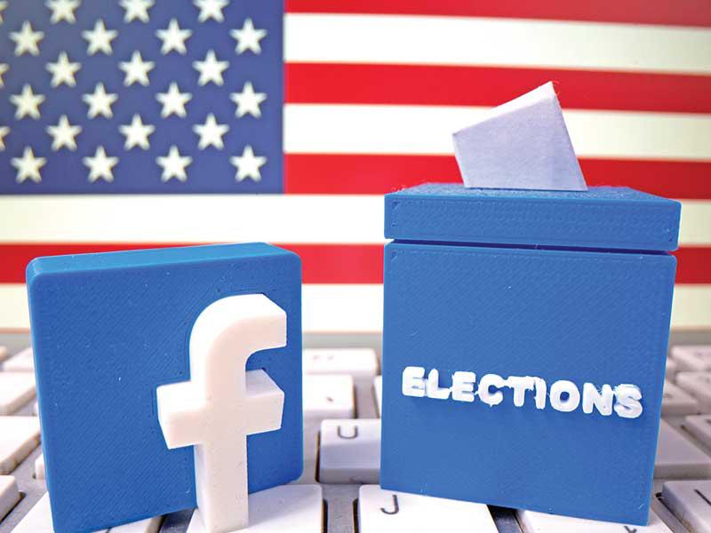 موقع فيسبوك حملة داعمة للرئيس الأميركي دونالد ترامب