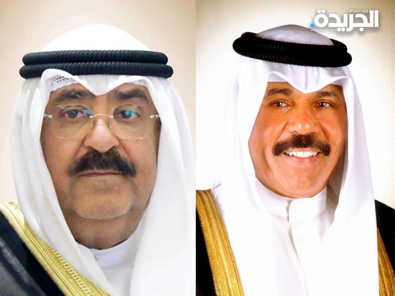 صاحب السمو أمير البلاد الشيخ نواف الأحمد وسمو الشيخ مشعل الأحمد