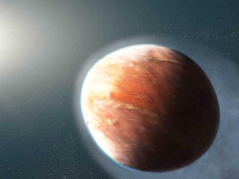 معادن متبخرة في كوكب خارج المجموعة الشمسية