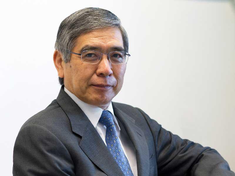 محافظ بنك اليابان، هاروهيكو كورودا