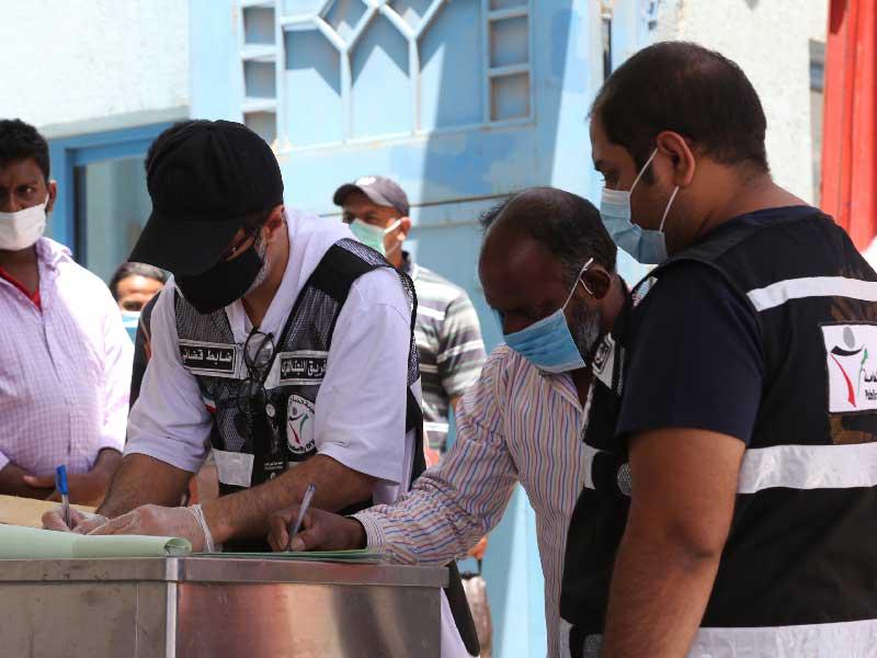 جانب من اللجنة الرباعية لضبط المخالفين من العمال