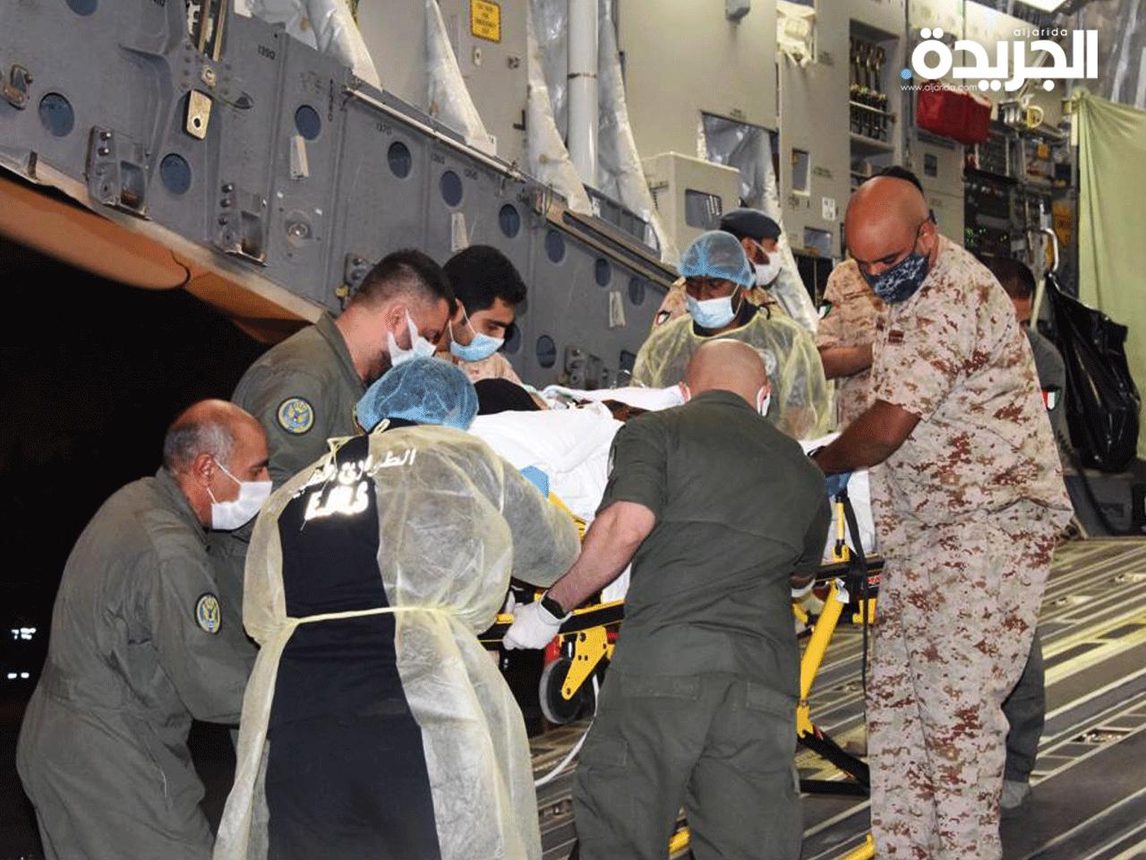 جانب من عملية الإجلاء طبي