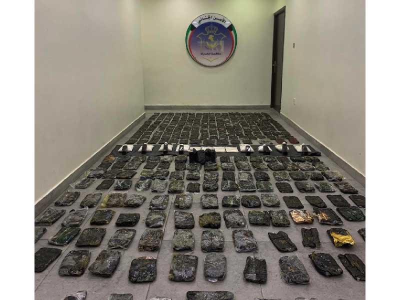 المخدرات المضبوطة