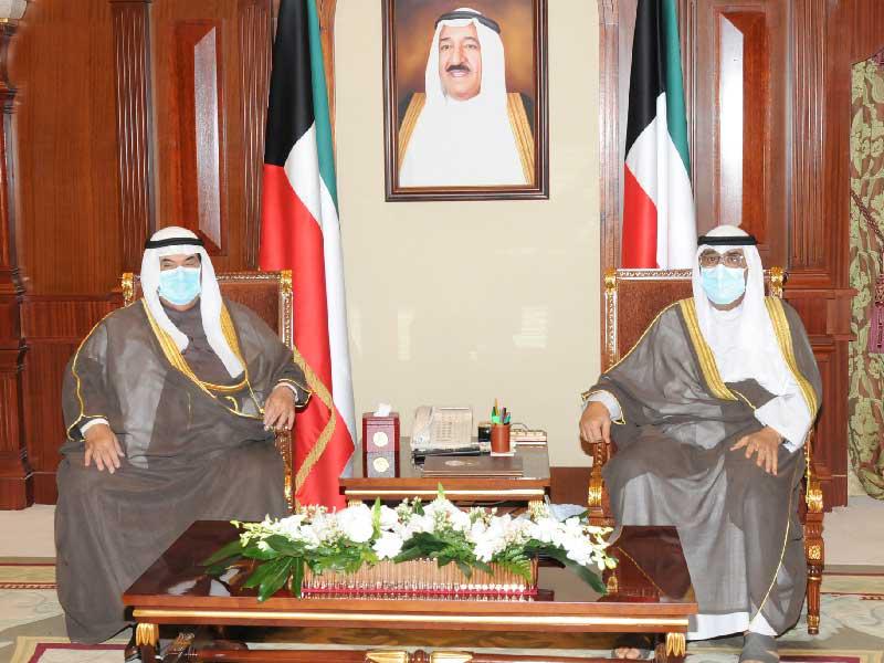 ولي العهد مستقبلاً ناصر المحمد أمس