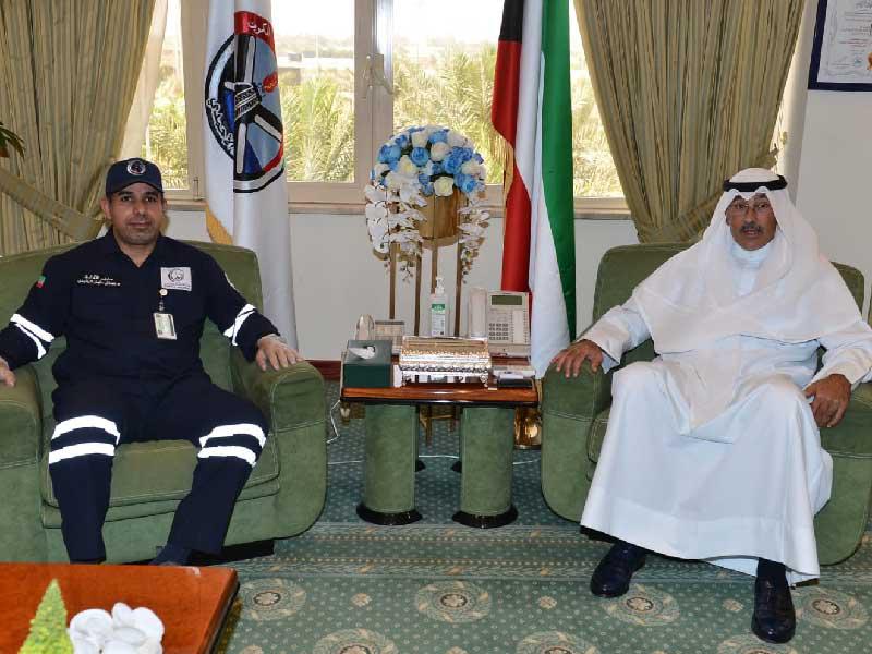 محافظ الأحمدي مستقبلاً الرشيدي