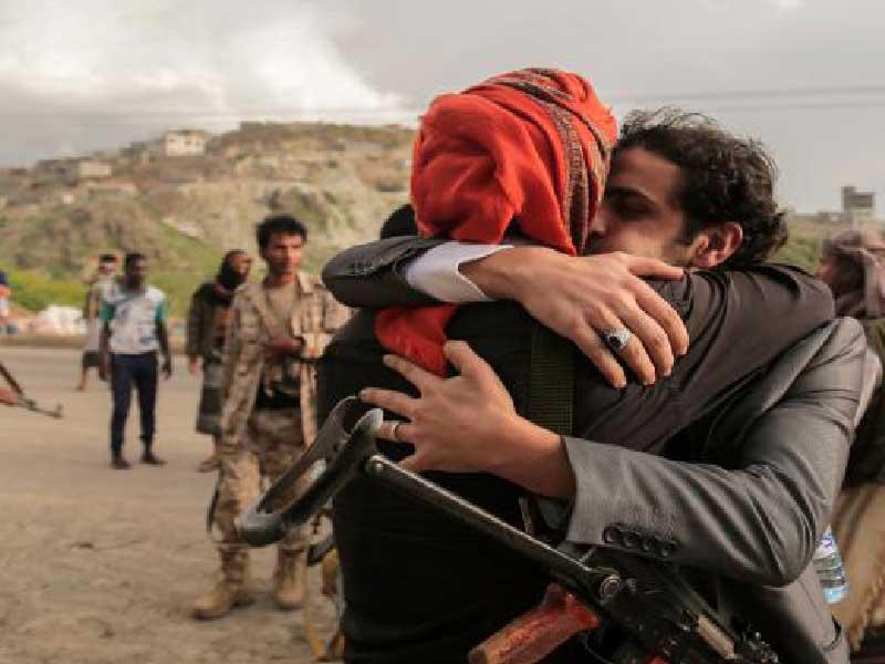 عملية تبادل أسرى سابقة في اليمن