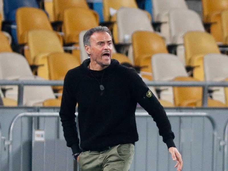 لويس إنريكي مدرب منتخب إسبانيا 