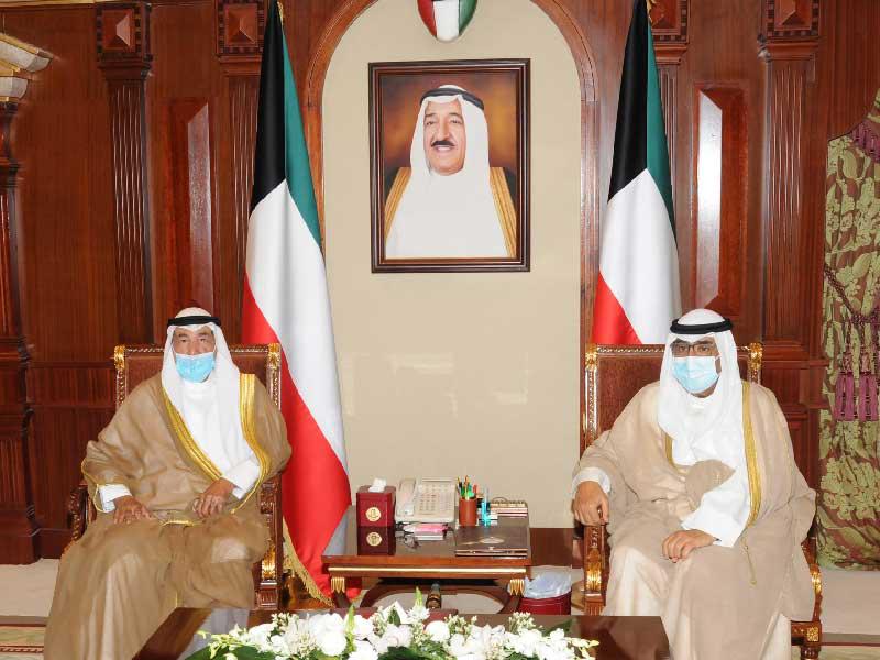 ولي العهد مستقبلاً جابر العبدالله أمس