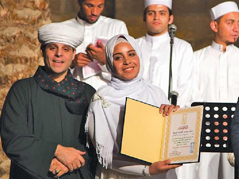 جانب من مدرسة الإنشاد