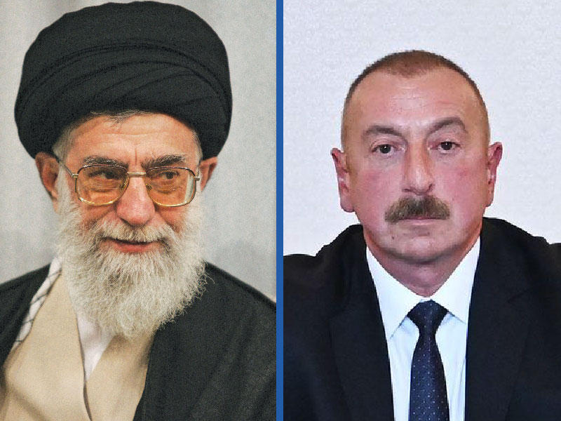 رئيس أذربيجان إلهام علييف- آية الله علي خامنئي