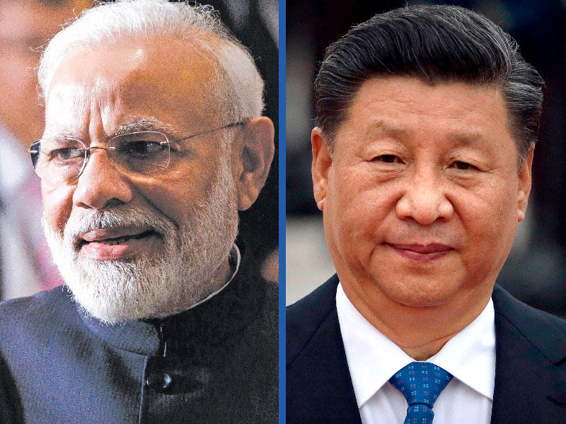 الزعيم الصيني شي جينبينغ- رئيس الوزراء الهندي ناريندرا مودي