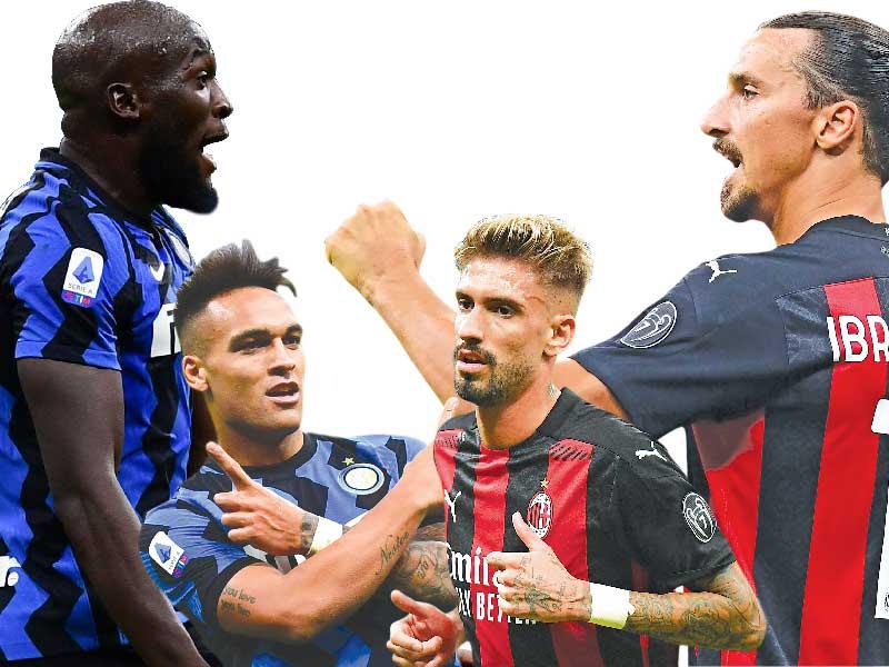 إبراهيموفيتش وكاستيليخو نجما ميلان-لاوتارو ولوكاكو نجما الإنتر